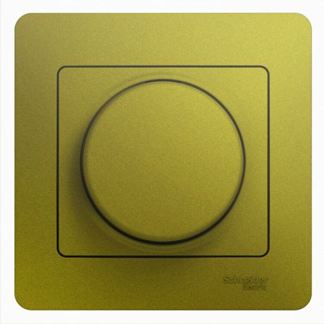 Светорегулятор (диммер) Glossa LED RC 630Вт/В.А в сборе фисташк. SchE GSL001037 APC