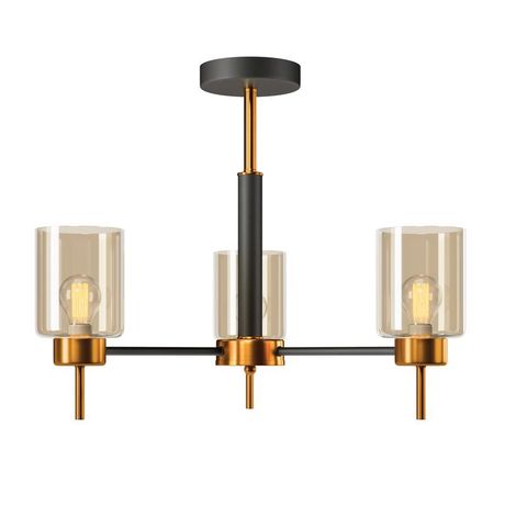 Светильник подвесной Twist E27х3 60Вт IP 20 - FR5272PL-03GB FREYA