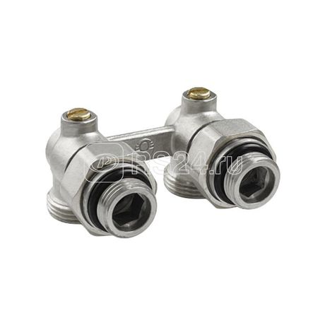 Узел угловой для нижн. подкл. рад. 3/4дюйм с компл. адаптеров 1/2дюйм (48/8) К VALFEX VF.345.02.034.012