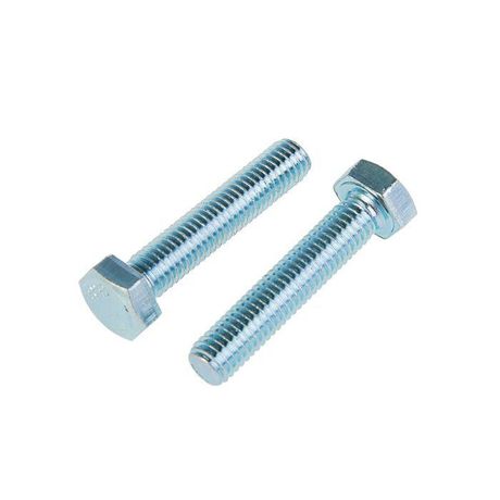 Болт с шестигранной головкой М8х45 DIN 933 класс прочн. 8.8 оцинк. (1кг/50шт) Tech-Krep/Zitar 947288