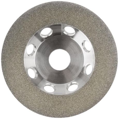 Диск шлифовальный алмазный сплошной по кафелю керамограниту стеклу посадочный диаметр 22.2мм 125мм FIT 39523 РОС