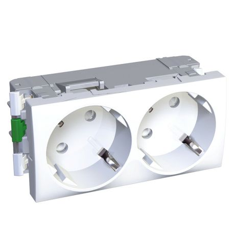 РОЗЕТКА ДВОЙНАЯ 45 2P+E СО ШТОРК. R9003 | ALB44252 Schneider Electric APC