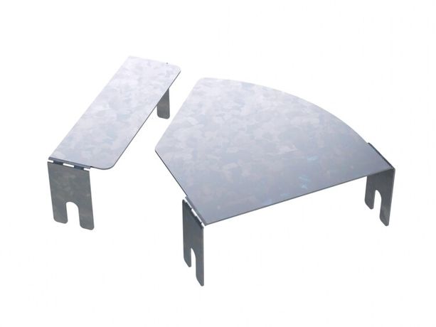 Крышка на горизонтальный изменяемый угол СРО 0-45град. 150, 2,0 мм | SKVH150 DKC ДКС