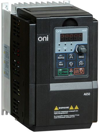 Преобразователь частоты A650 380В 3Ф 11kW 25А ONI | A650-33E11T IEK