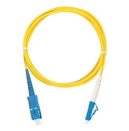 Патч-корд NMF-PC1S2C2-SCU-LCU-001 волоконно-оптический переходн. одномод. 9/125мкм стандарта OS2 SC/UPC-LC/UPC одинарн. LSZH нг(В)-HFLTx 2мм желт. 1м NIKOMAX