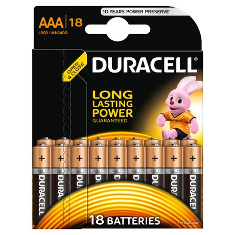 Элементы питания Duracell LR03-18BL BASIC | Б0014449