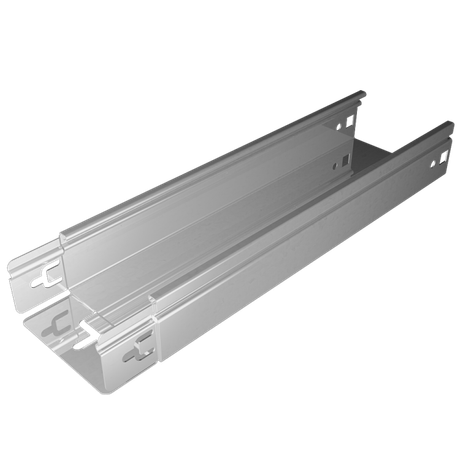 Лоток неперфорированный 300х 50х3000х1,0мм "Быстрый монтаж ПЛЮС" горячеоцинкованный | DLNplus50*300*1.0*3000 HD КМ-профиль PL1267