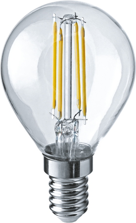 Лампа светодиодная 71 309 NLL-F-G45-4-230-2.7K-E14 4Вт шар 2700К тепл. бел. E14 350лм 176-264В Navigator 71309 19095