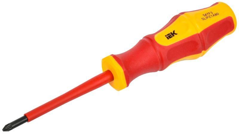 Отвертка диэлектрическая PZ/SL1х80 К3 ARMA2L 3 | A2L3-SC30-K3-ZS-10-080 IEK