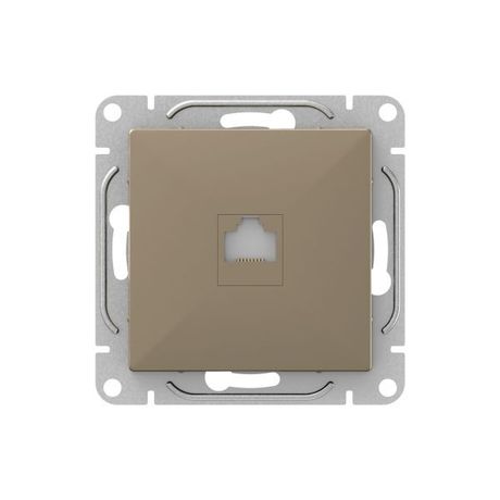 Механизм розетки RJ45 (cat5), шампань Эпика |UP1-SOC-RJ45-5| EKF EKF арт. UP1-SOC-RJ45-5