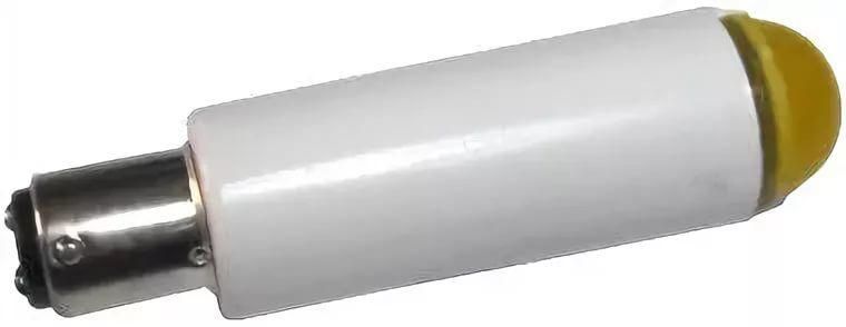 Лампа светодиодная СКЛ-1Б-Ж-2-220 220В 50Гц/пост. цоколь B15d/18 УХЛ2.1 желт. Реле и Автоматика A8021-78109655