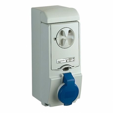 Розетка UNIKA 16А 2P-E 200-250В без защ. IP44 SchE 83131 Schneider Electric