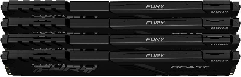 Память оперативная KF432C16BBK4/32 32GB 3200MHz DDR4 CL16 DIMM (Kit of 4) FURY Beast Black KINGSTON 1000632785