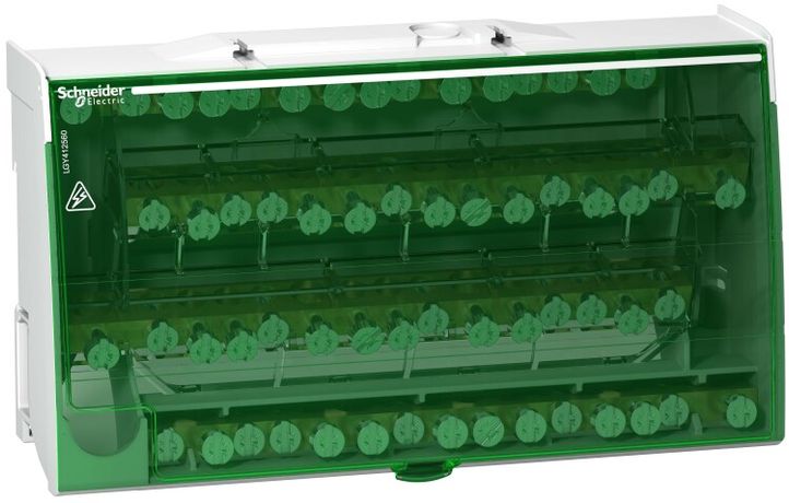 РАСПРЕДЕЛИТЕЛЬНЫЙ БЛОК ВИНТОВОЙ 4П 125А 60 ОТВЕРСТИЙ | LGY412560 Schneider Electric APC