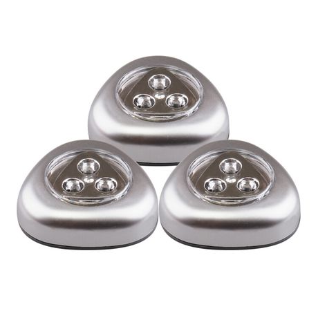 Светильник светодиодный с ручным вкл., пушлайт TF3-3хL3-T-sr (в упак 3шт серебр.) | .5041776 ФАZА ФАЗА