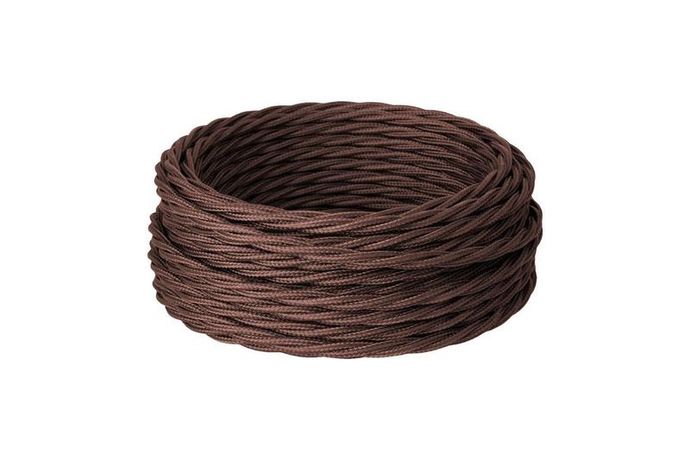 Провод ретро 3х2.5 корич. (уп.20м) RetroElectro 2254737