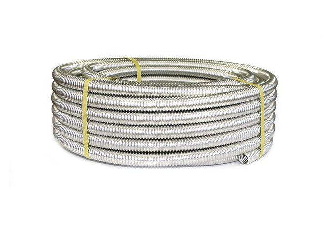 Труба гофрированная из нержав стали SS304 20А, отожженная, 10м - 2217463 Stahlmann