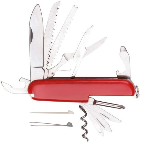 Нож складной 11 функций лезвие нерж. сталь КУРС 10545