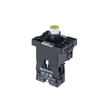 Основание с модулем подсветки, 1NO блок-контакт, желтый, 220V AC/DC, пласт. MTB2-EW635 | 43332 ОВЕН