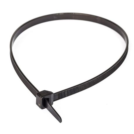 Хомут кабельный 3.6х200 нейлон (ч) (уп.100шт) Промрукав PR08.3068 Строитель