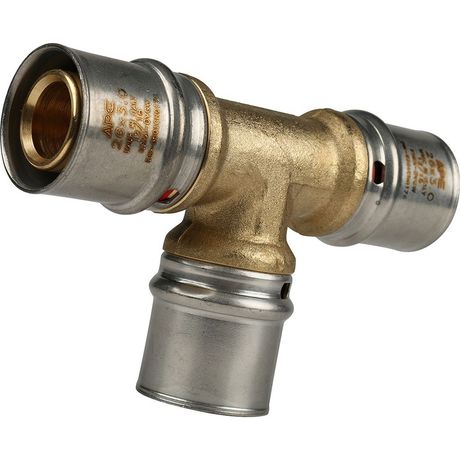 Тройник равнопроходный 26х26х26 для металлопластиковых труб прессовой - SFP-0006-262626 STOUT RG008S9C1Q3LJA