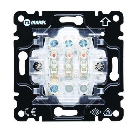 Выключатель 3-кл. 1 вход 3 выхода Cellia механизм Makel 2200013