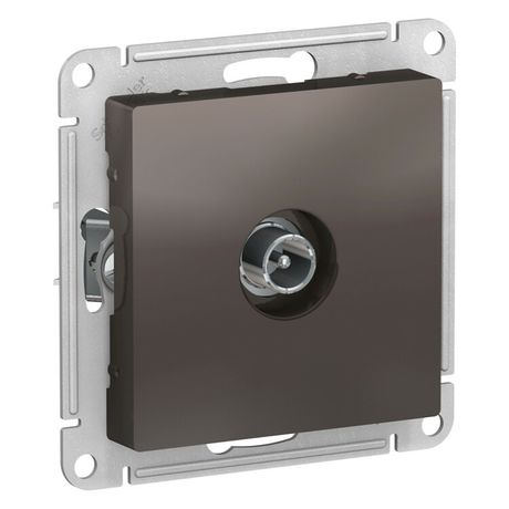Механизм розетки TV ATLAS DESIGN проходной 4DB мокко SchE ATN000692 APC