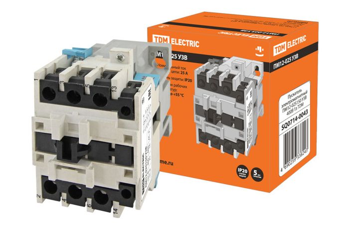 Пускатель электромагнитный ПМ12-025150 У3В 400В 1з | SQ0714-0043 TDM