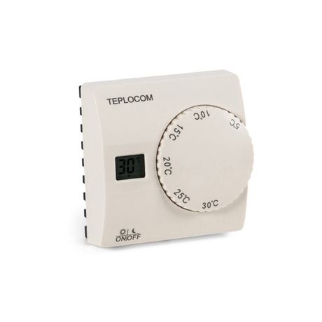 Термостат комнатный Teplocom TS-2AA/8A, проводной, реле 250В, 8А | 911 Бастион