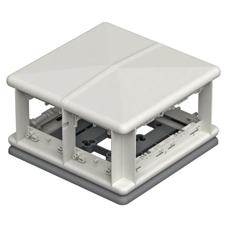 Напольный бокс Telitank 225x225x125 мм (полиамид,светло-серый) (T8NL 00C 7035) | 7408498 OBO Bettermann