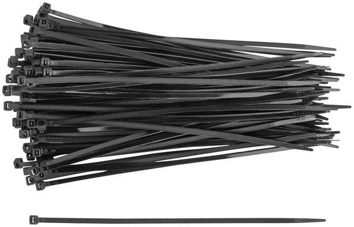 Хомуты нейлоновые 200х3.6мм черные для проводов (100шт) - 60393 РОС