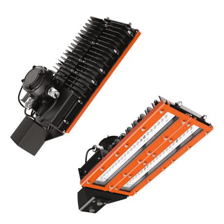 Светильник светодиодный взрывозащ. LAD LED R320-2-120G-230AC-50K Ex 110Вт 5000К IP66 12023лм 100-305В КСС типа "Д" консольное крепление бел. LADesign LADLED2LSG230AC50KEx