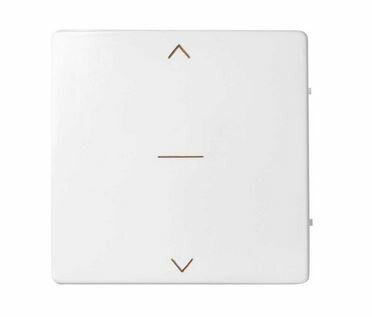 Клавиша для трехпозиционного выключателя жалюзи с пиктограммой "стрелки" белого матового цвета S82 Concept | 8200033-090 Simon