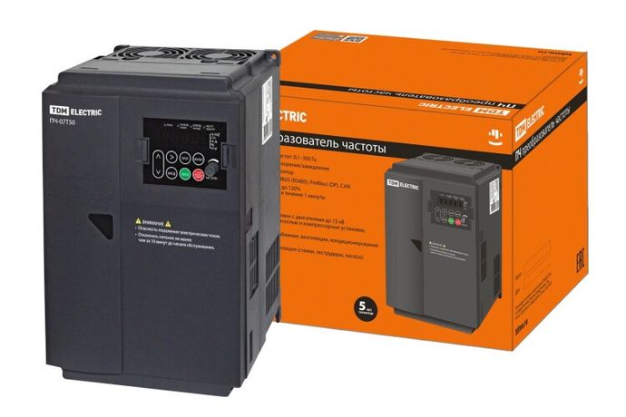 Преобразователь частоты ПЧ-07T50 380В 7,5кВт | SQ0749-0009 TDM