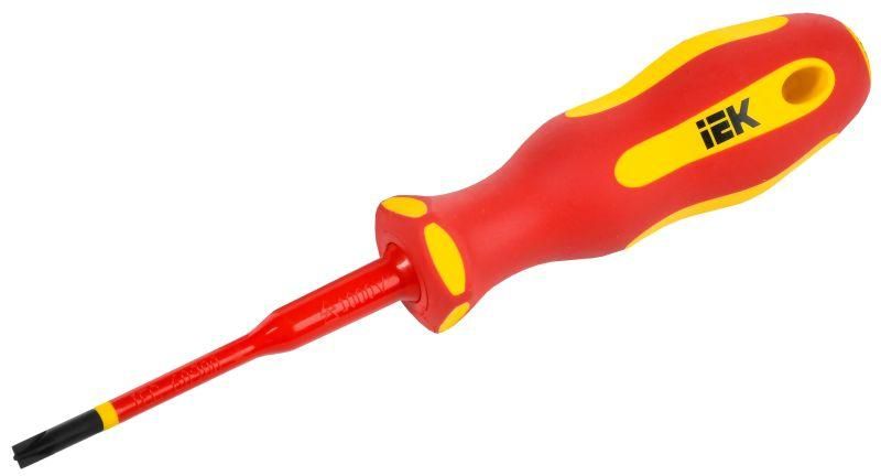 Отвертка диэлектрическая SLIM PZ/SL1х80 Т2 ARMA2L 5 | A2L5-SC31-T2-ZS-10-080 IEK