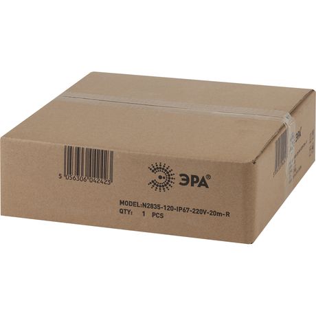 Светодиодная неоновая лента N2835-120-IP67-220V-20m-R (1/60) ЭРА - Б0043077