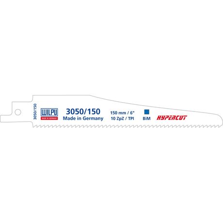Полотно сабельное 3050/150 Bi-metall х 3 шт/уп для стали от 3мм, дерева с остатками металла - 1551500003 WILPU WILPU арт. 1551500003