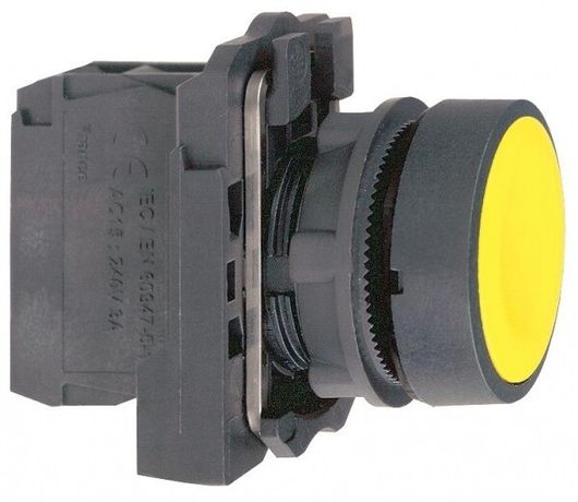 Кнопка желтая без фиксации 22 мм 1но - XB5AA51 Schneider Electric