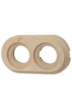 Рамка 2-м ОП на бревно 220мм натурэль Bironi BFC22-620-10