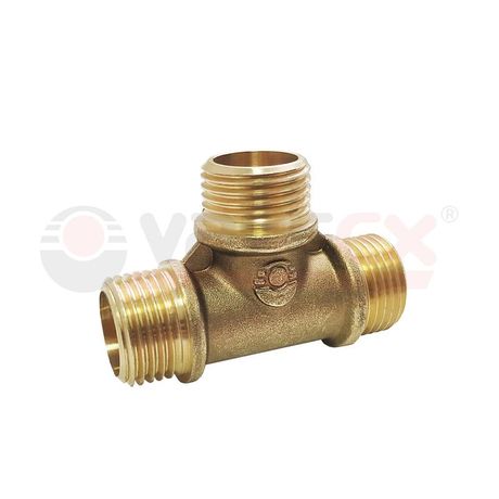 Тройник переходной с наружной резьбой НР 1/2дюйм- 1/2дюйм (90/10) VALFEX VF.131.L.012