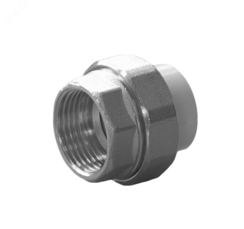 Муфта полипропиленовая PPR разъемная ВР 20 х 3/4' - 9801002034 Политэк