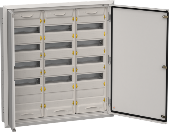 Корпус ЩРв-180 (3х60) TITAN 5 880х885х130 IP31 сер. метал. IEK TI5-50-V-3X060-31-7035