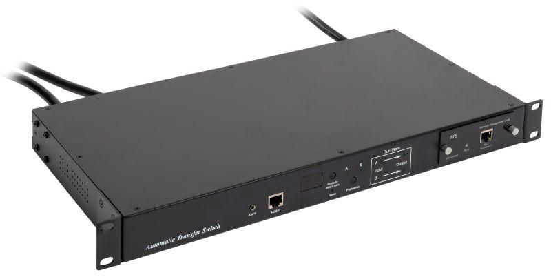 Переключатель автоматический ATS 19дюйм 1U 16А без разъемов ITK ATS-16-1U-0 IEK