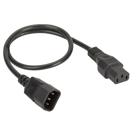 Кабель питания IEC320 C13 - C14, 2,0 м, сечение 3 х 1,5 мм | R5CORD3420 DKC ДКС