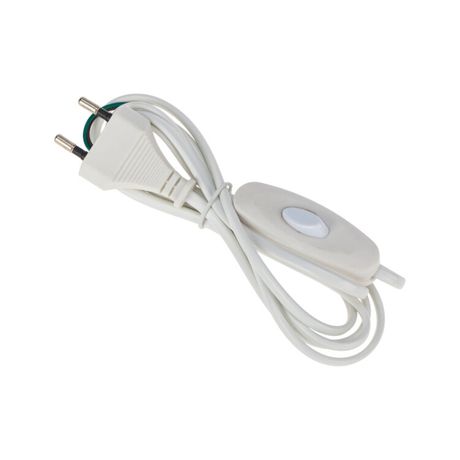 Шнур сетевой 1.8м с выключателем без розетки бел. блист. Rexant 06-3251 MEET