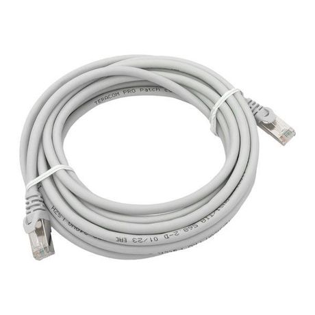 Патч-корд TERACOM PRO Cat.6 экранированный FTP оболочка LSZH серый (5,0м)|TRP-6FTP-LSH-5M-GY|EKF