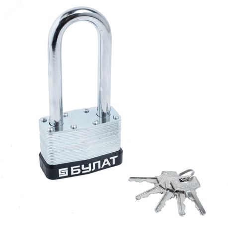 Замок навесной БУЛАТ ВС 0165-01 стальной 5кл. d=11мм - 13450 ПТК