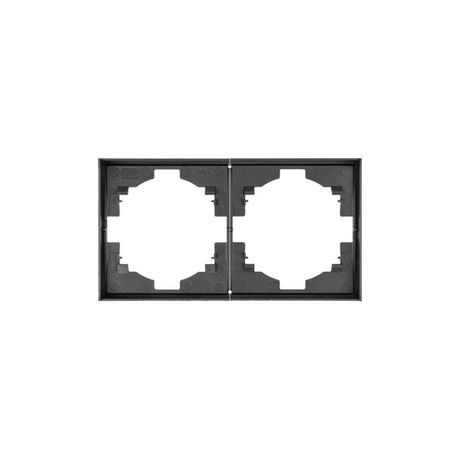 Рамка STRONG 2-постовая графит | KR-78-0752-6 Kranz