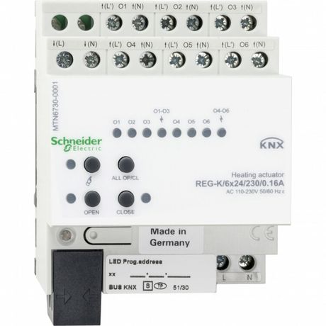 АКТОР ДЛЯ ОБОГР.REG-K /6Х24/230/0.16А | MTN6730-0001 Schneider Electric