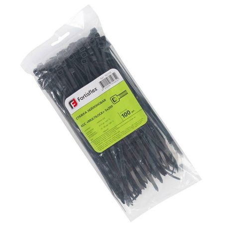 Стяжка нейлоновая КСС «MULTILOCK» 5х200 (черн) (100шт) | 102319 Fortisflex КВТ